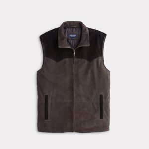 Rit Two-Tone Vest :: Charcoal