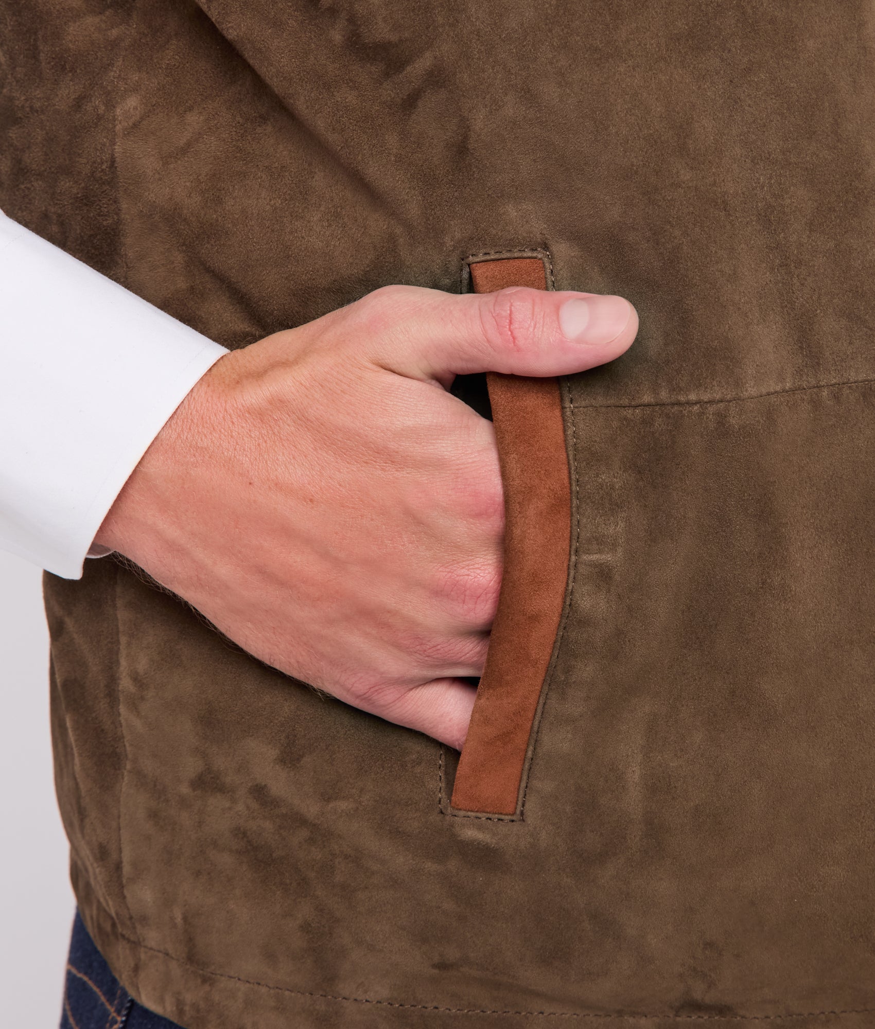 Rit Two-Tone Vest :: Olive - Image 13