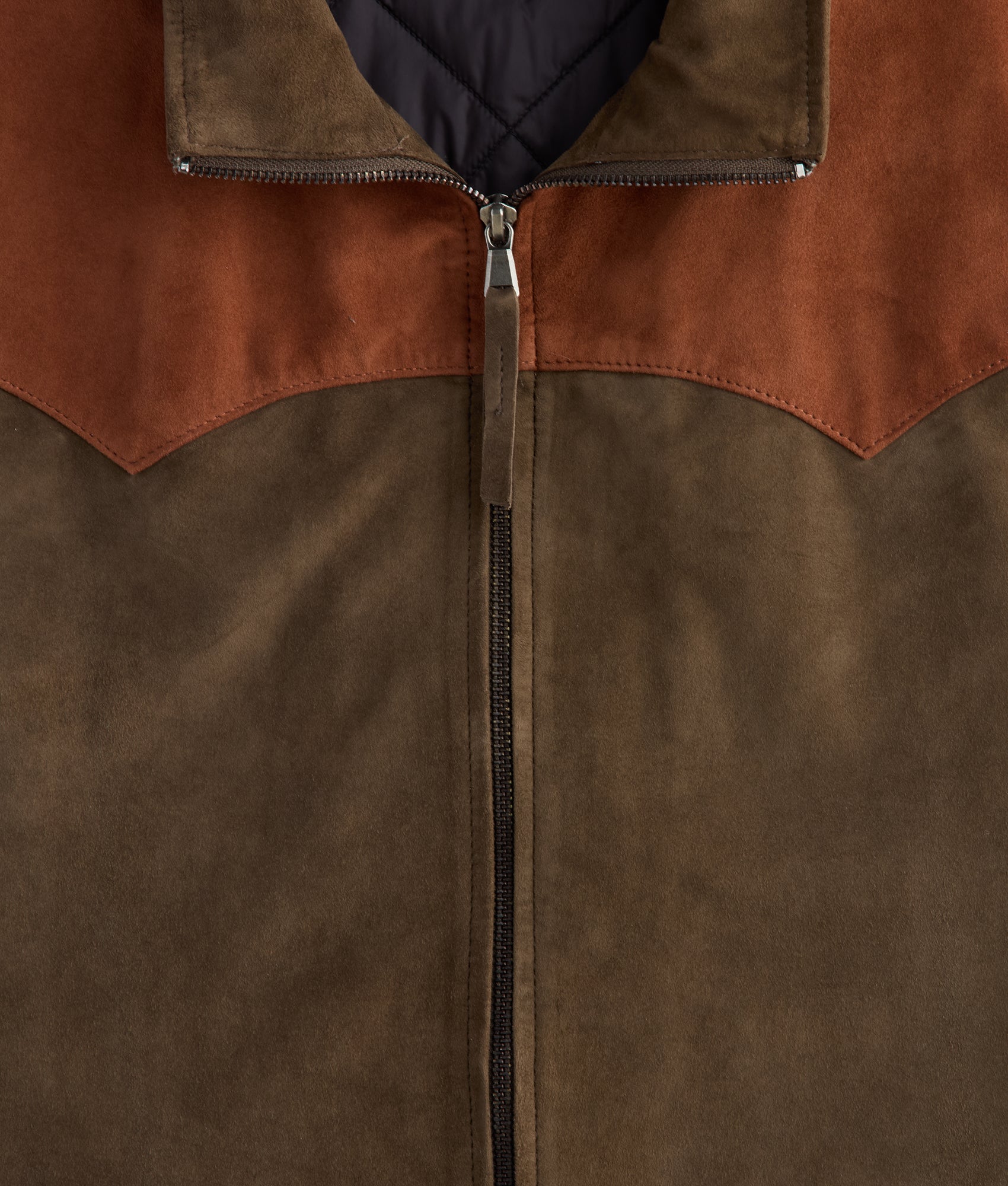 Rit Two-Tone Vest :: Olive - Image 4
