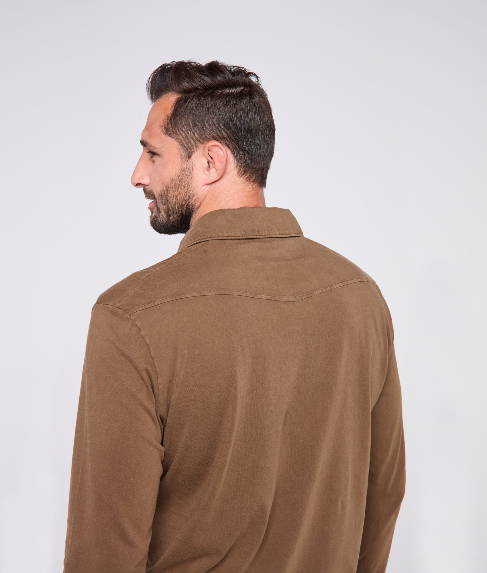 Cody Long Sleeve :: Brown - Image 3