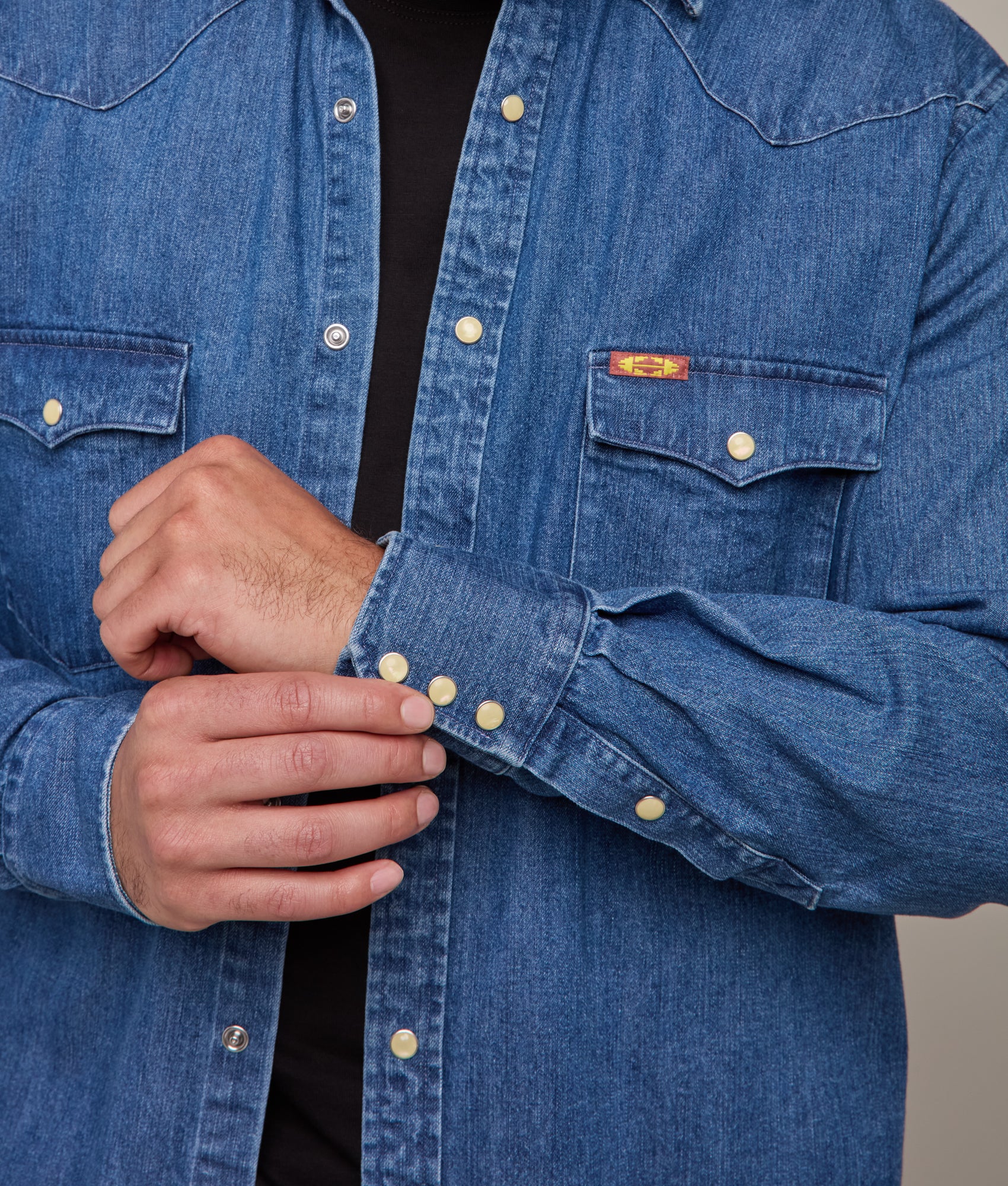 Lucchese x Chris Stapleton Classic Fit :: Medium Wash - Image 9