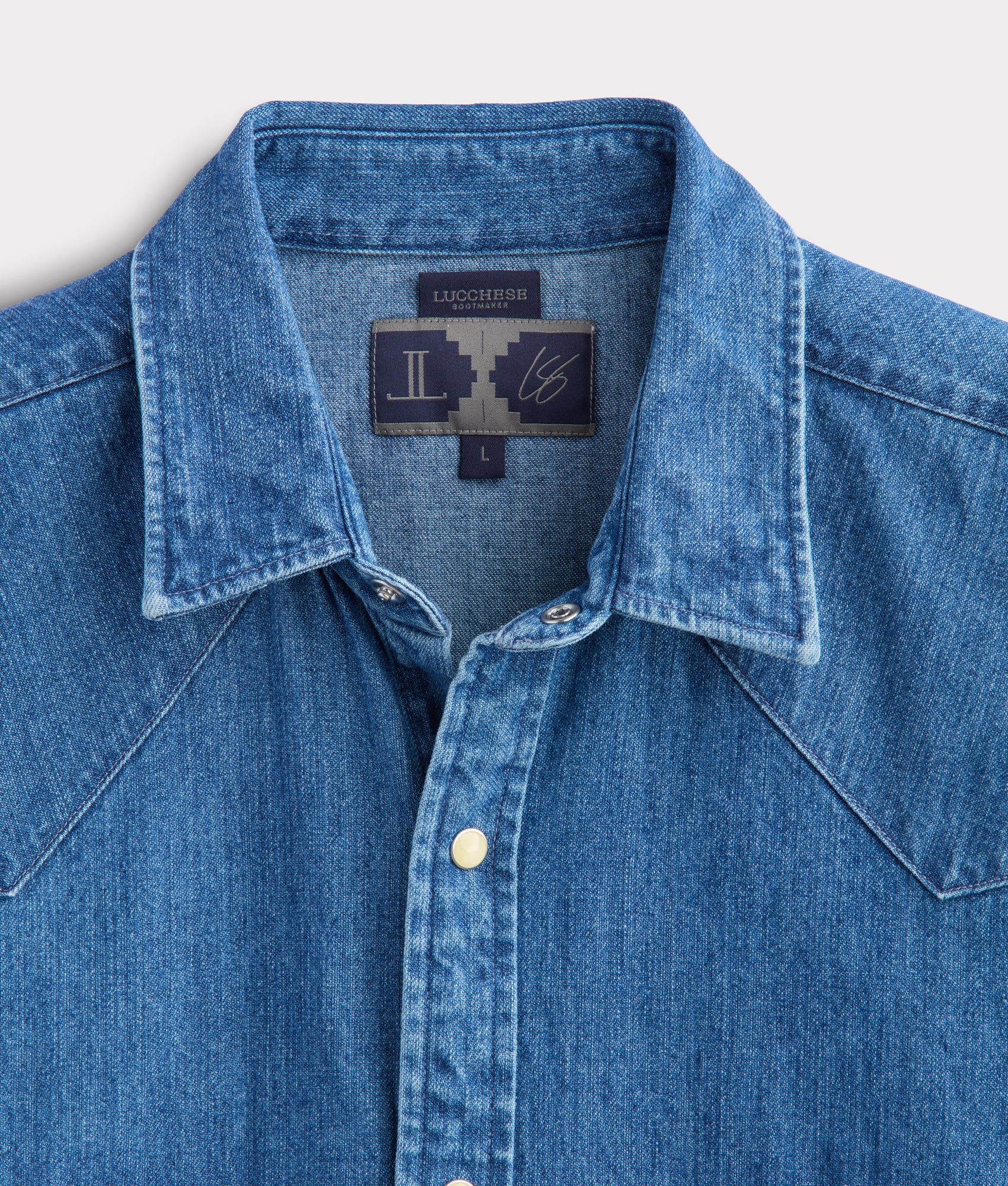 Lucchese x Chris Stapleton Classic Fit :: Medium Wash - Image 12