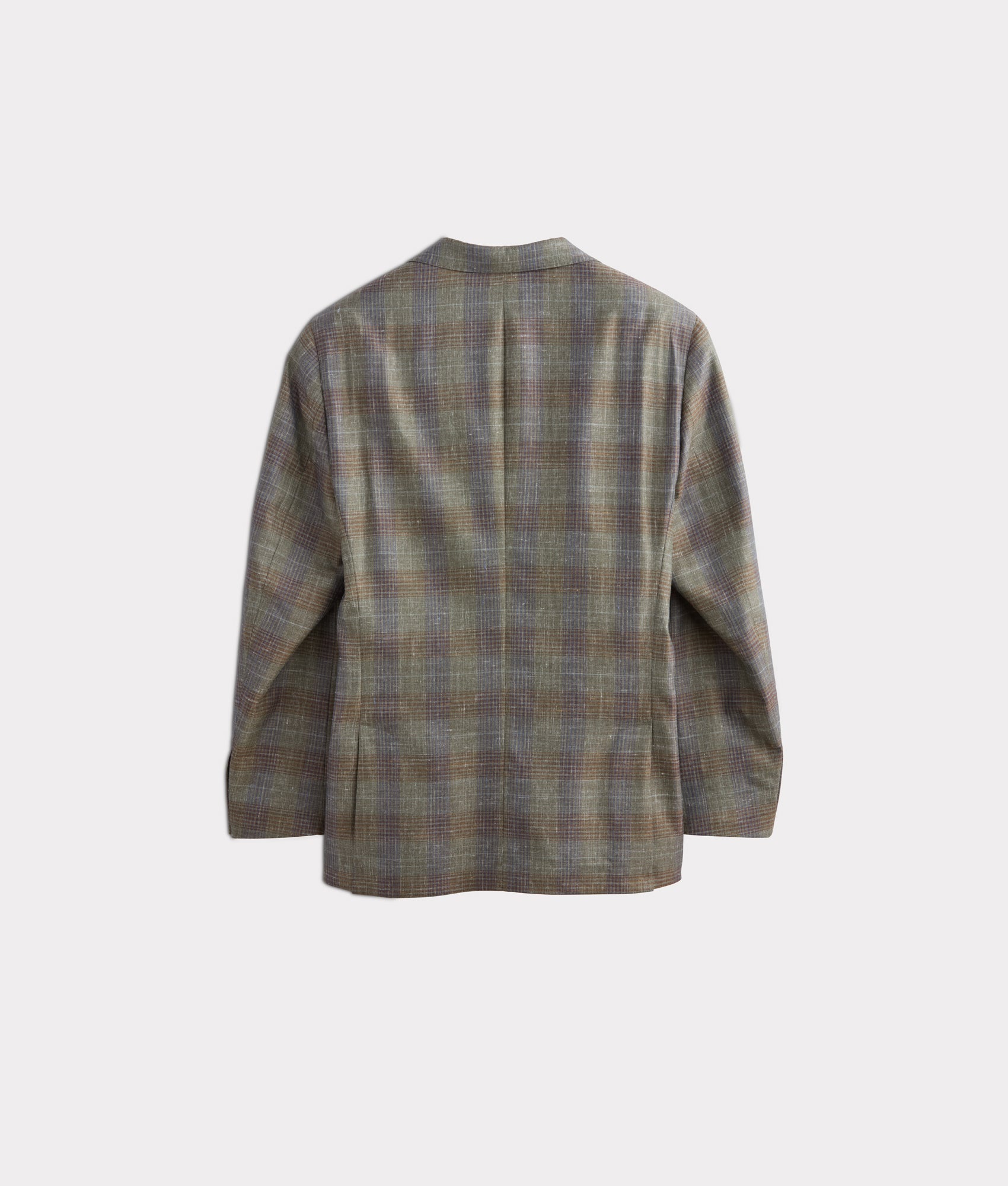 Lucchese Sport Coat :: Olive/Navy Plaid - Image 10