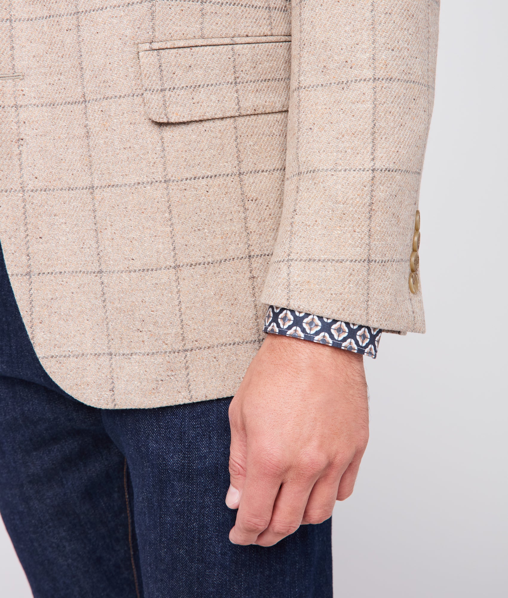 Lucchese Sport Coat :: Oatmeal - Image 6