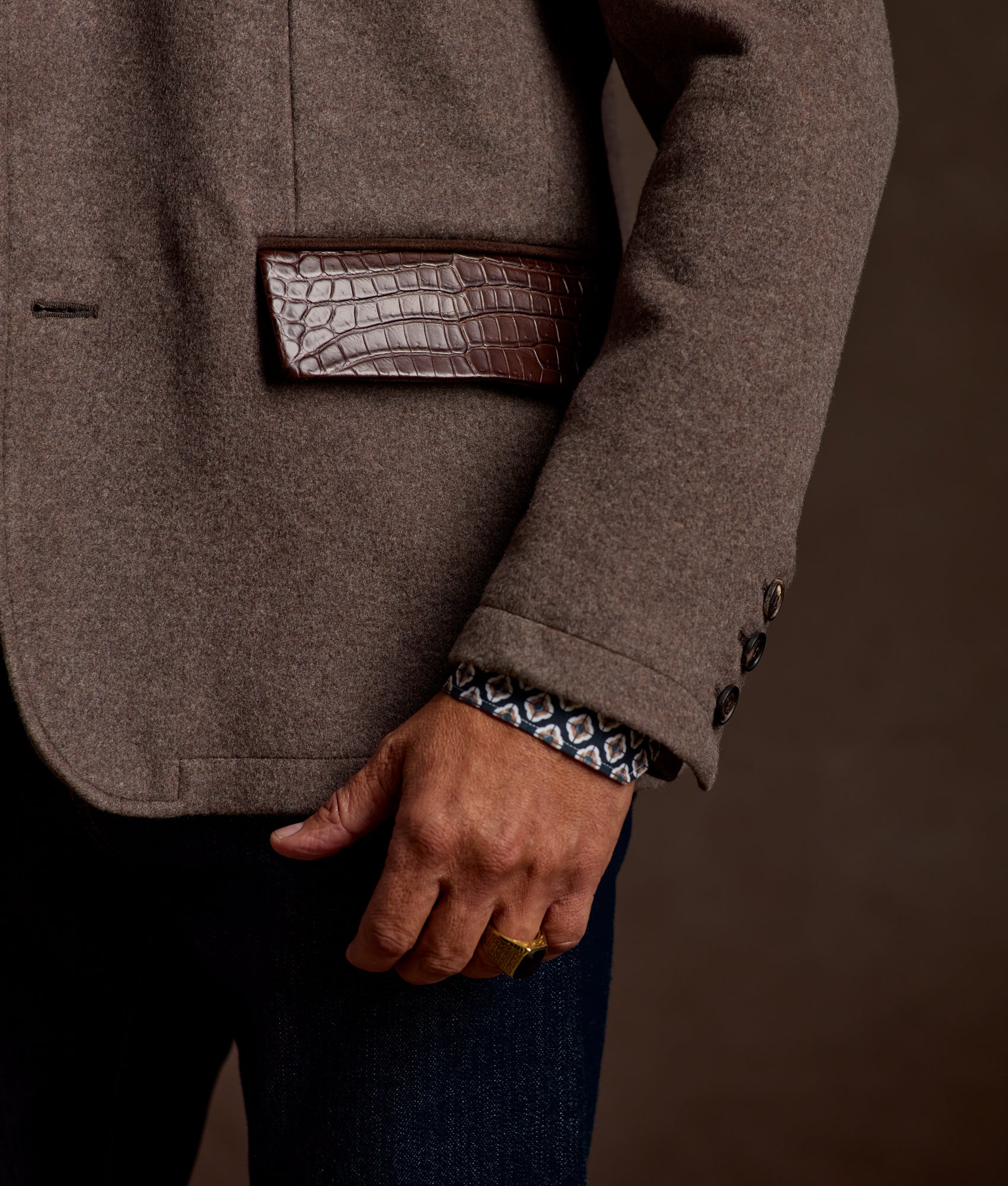 Valen Blazer :: Brown - Image 16