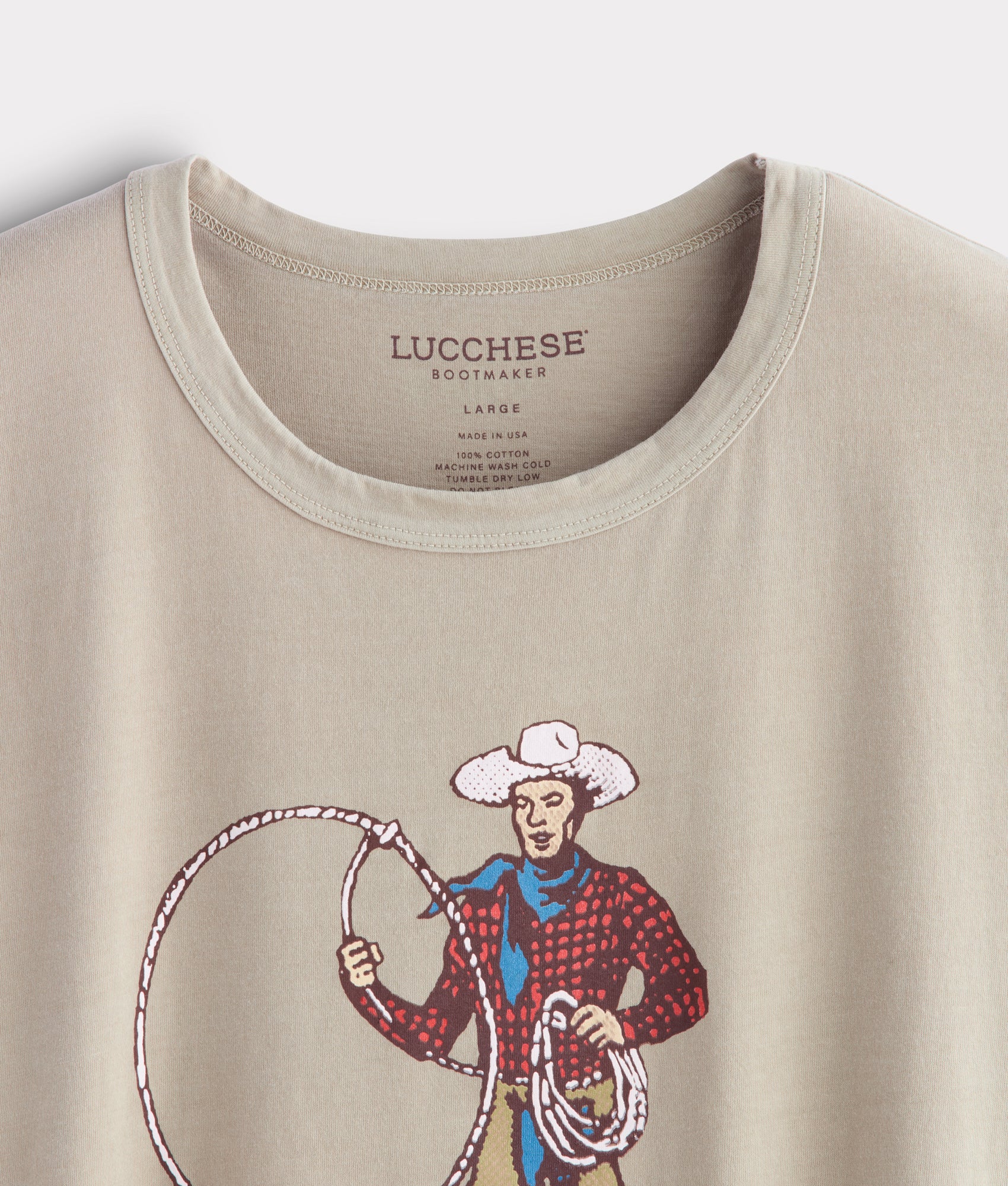 Trail Boss Tee :: Sand - Image 8