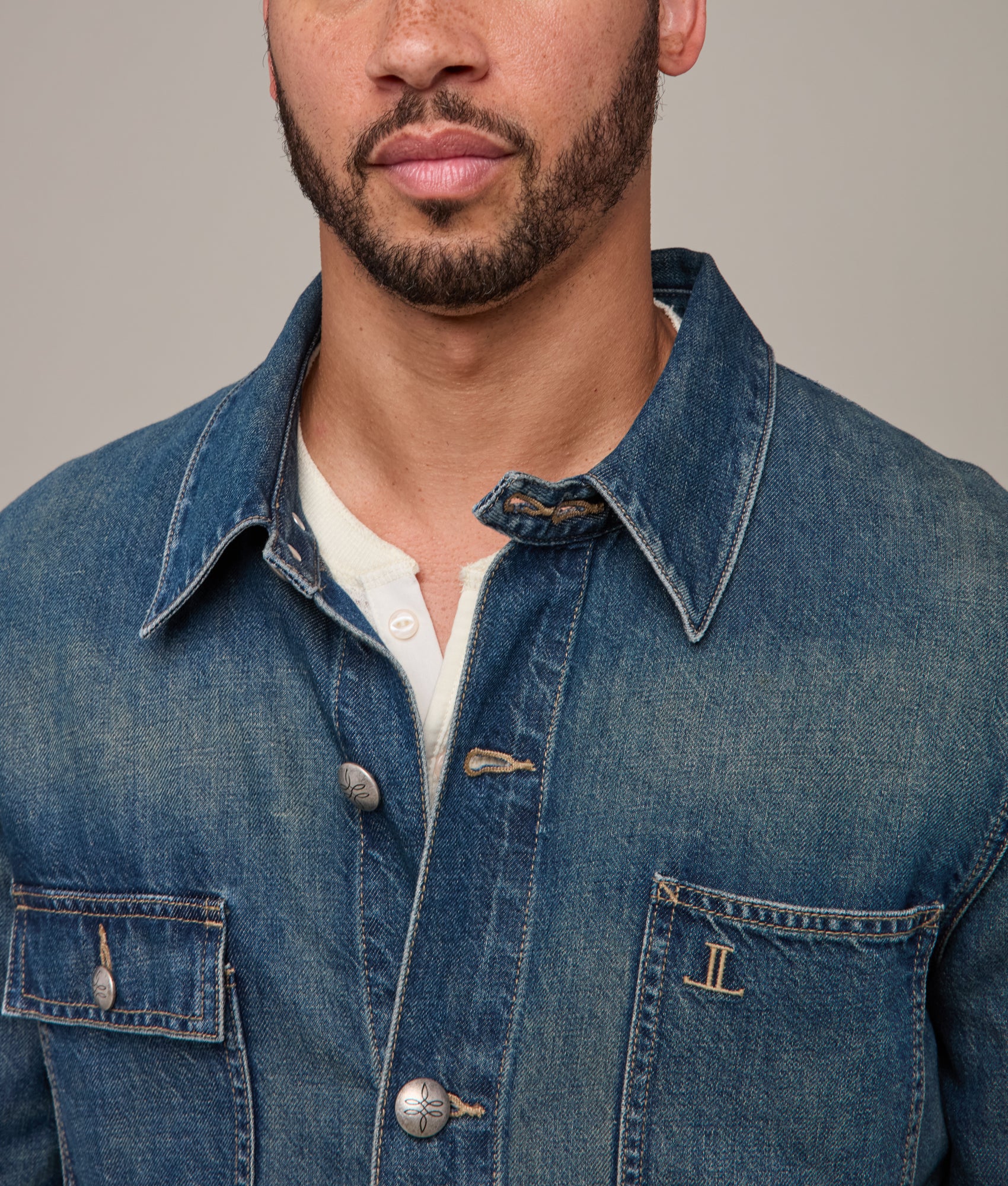 Wyatt Chore Jacket :: Riverside - Image 7