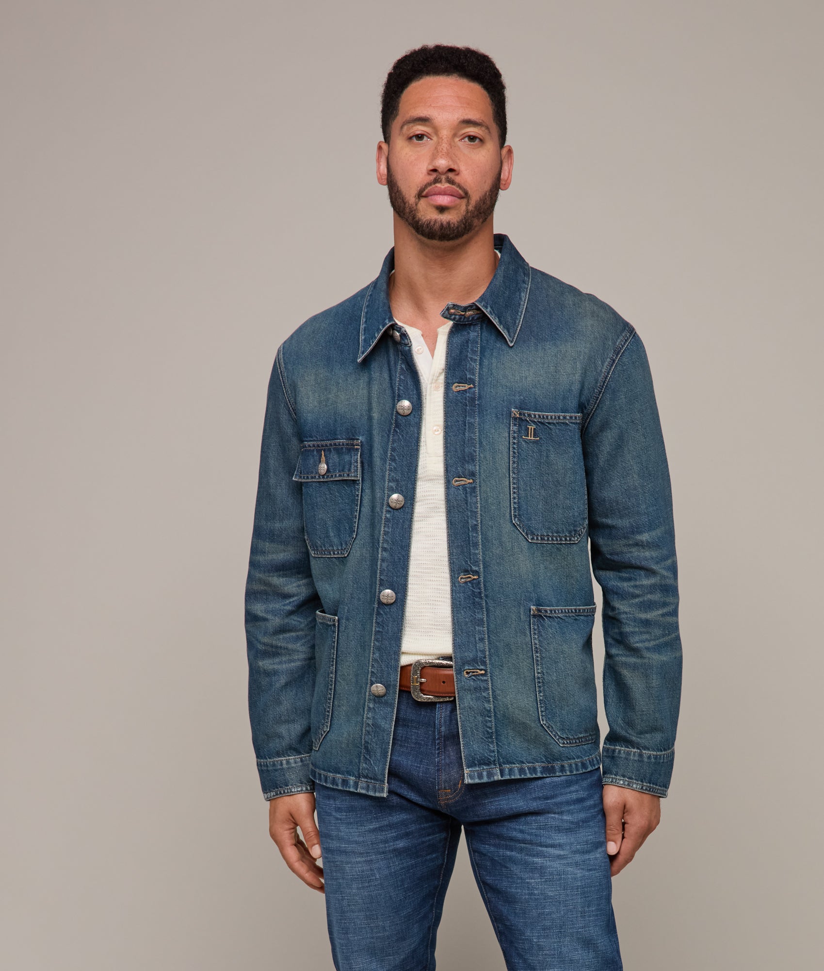 Wyatt Chore Jacket :: Riverside - Image 3