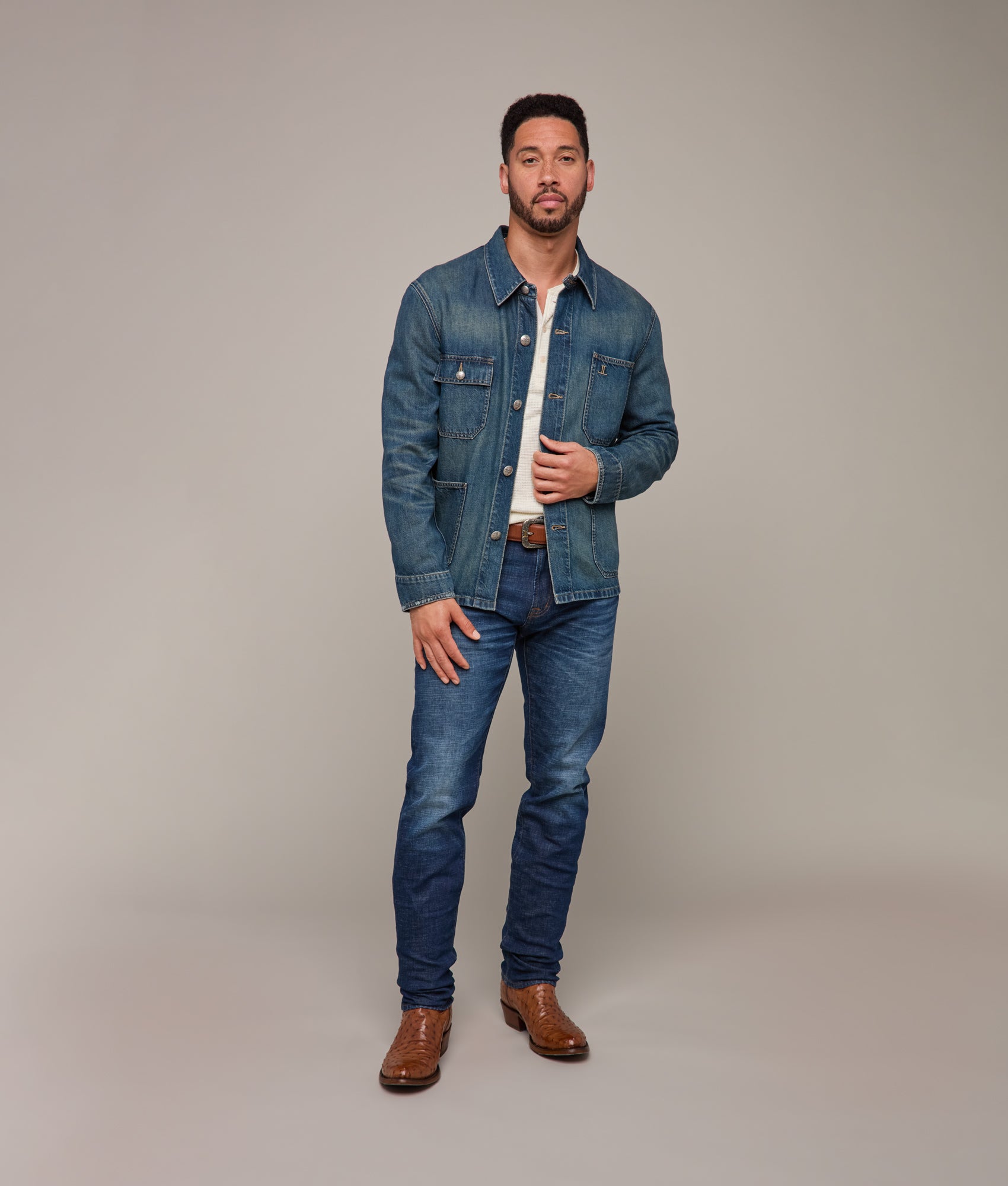 Wyatt Chore Jacket :: Riverside - Image 4