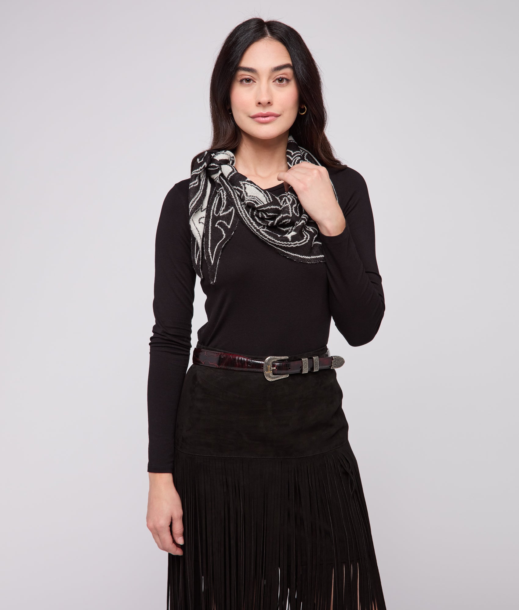 Liberty Scarf :: Black - Image 4