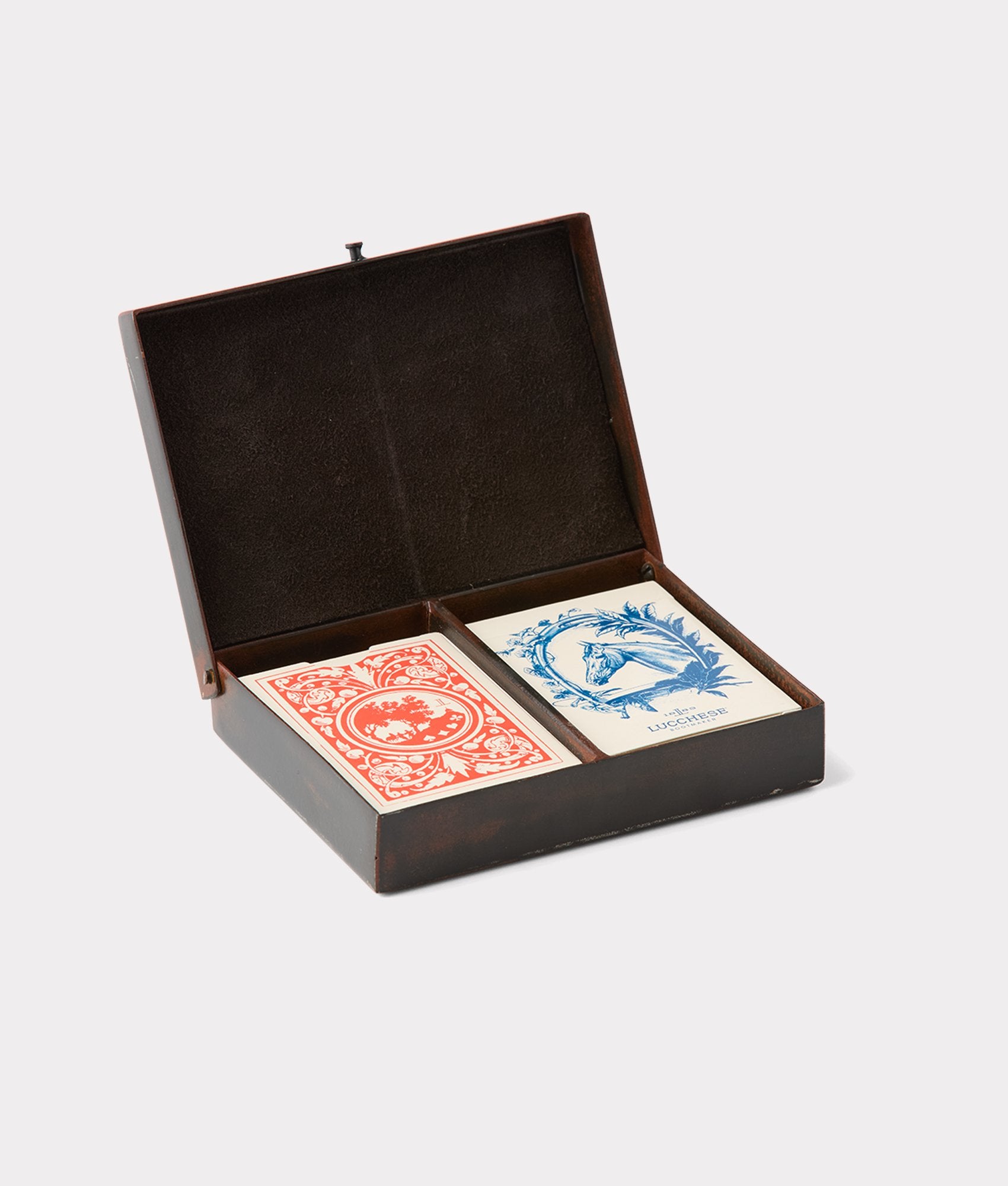 Mirrored L Playing Card Case :: Iron - Image 3