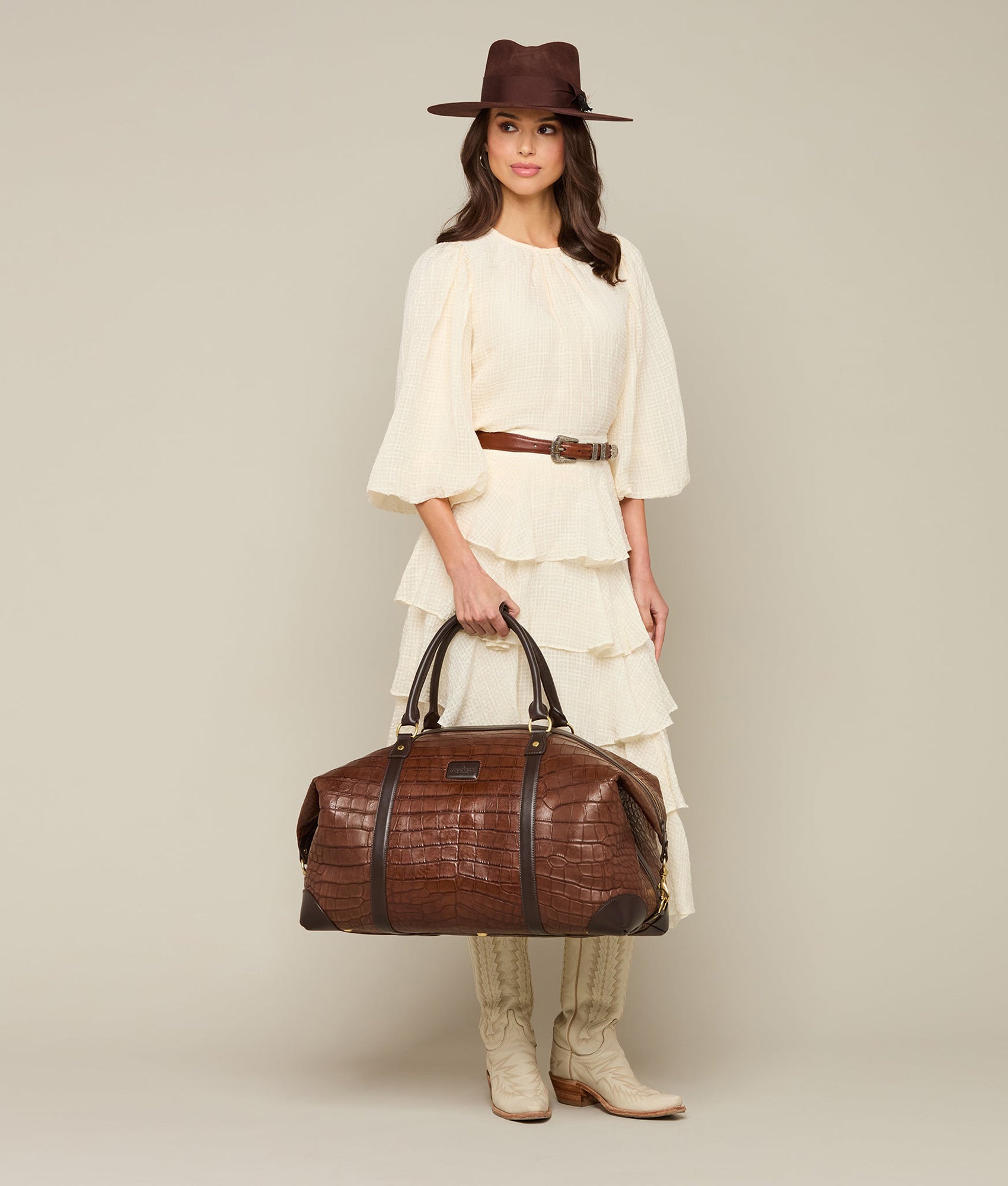 Giant Gator Duffle ?C Large :: Chocolate - Image 8