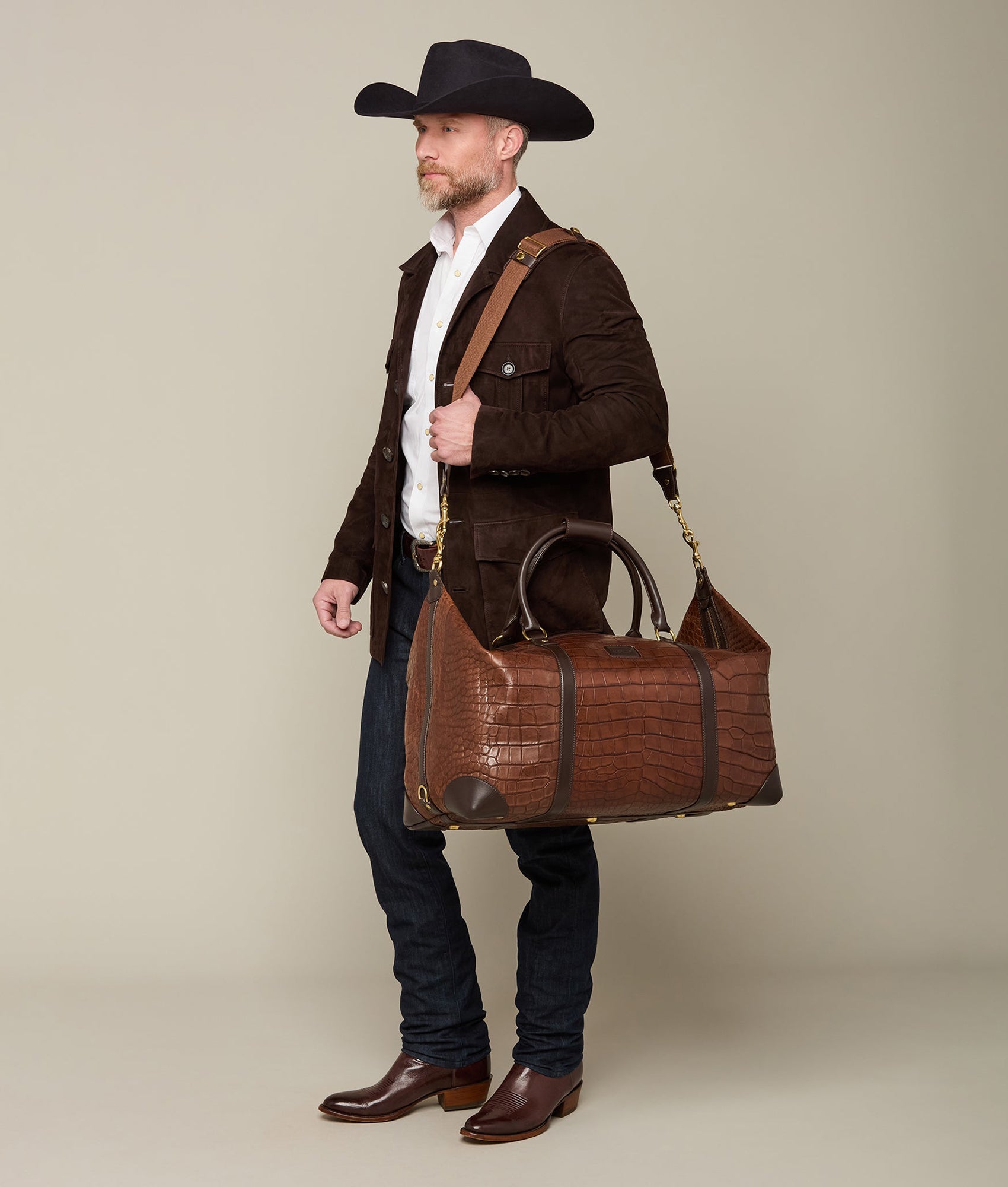 Giant Gator Duffle ?C Large :: Chocolate - Image 10