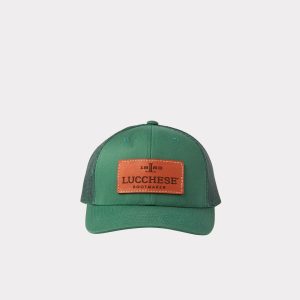 Leather Patch Hat :: Forest